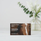 Arabische PferdeVisitenkarte Visitenkarte (Stehend Vorderseite)