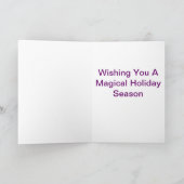 Arabische Pferdeweihnachtskarte Feiertagskarte (Innenseite)