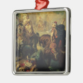 Arabische Stammes- Leiter im Single-Kampf Ornament Aus Metall (Links)