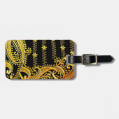 Arabische Stickerei Gepäckanhänger (Vorderseite horizontal)