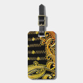 Arabische Stickerei Gepäckanhänger (Vorderseite vertikal)
