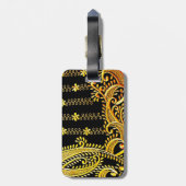 Arabische Stickerei Gepäckanhänger (Rückseite vertikal)