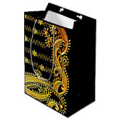 Arabische Stickerei Mittlere Geschenktüte (Vorderseite Schrägansicht)