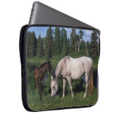 Arabische Stute u. Fohlen 2 Laptopschutzhülle (Vorne Rechts)