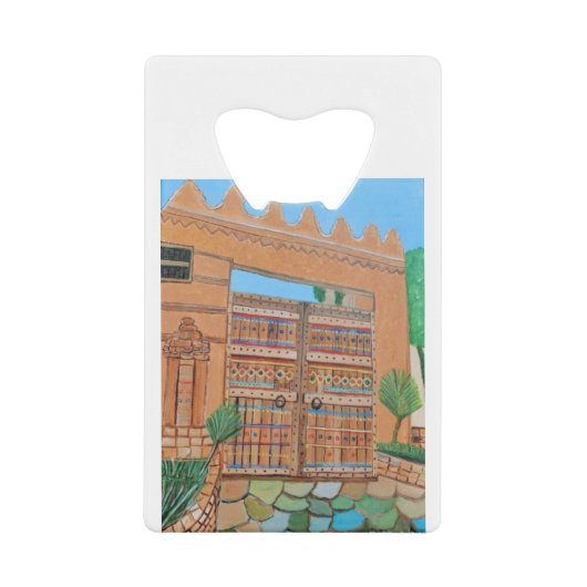 arabische Tür Geldbeutel Flaschenöffner (Vorderseite)
