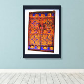 arabische Tür Leinwanddruck (Insitu (Holzboden))