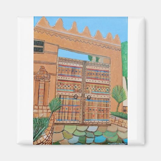 arabische Tür Magnet (Vorne)