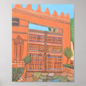 arabische Tür Poster (Vorne)