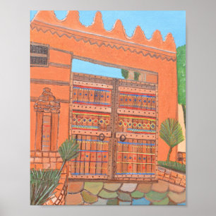 arabische Tür Poster