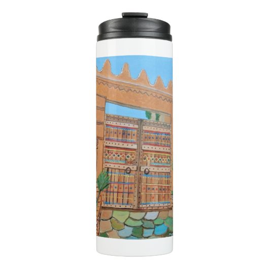 arabische Tür Thermosbecher (Vorderseite)