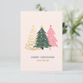 Arabische Weihnachtskarte Dankeskarte (Stehend Vorderseite)