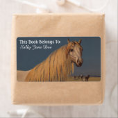 Arabische Wüste Traumpferde - Buchzeichen Labels (Insitu)