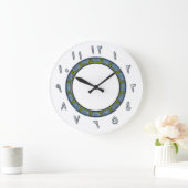 Arabische Zahlen Große Wall-Uhr Große Wanduhr (Zuhause)