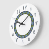Arabische Zahlen Große Wall-Uhr Wanduhr (Winkel)