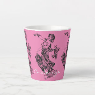 Arabischer Bauchtänzer Vintage Art Thunder_Cove Milchtasse