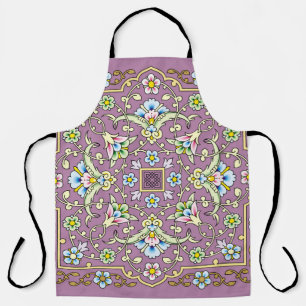 Arabischer Blumenrahmen. Traditionelles islamische Schürze