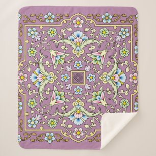 Arabischer Blumenrahmen. Traditionelles islamische Sherpadecke