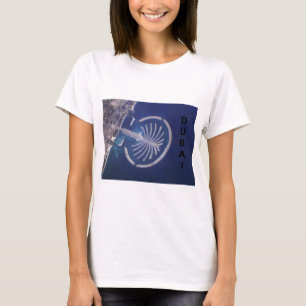 Arabischer Emirat-Dubai Palme-Insel Erholungsort T-Shirt