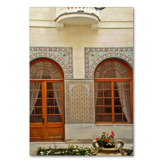 Arabischer Hof im Livadia Palast der Krim Tischnummer (Vorderseite)