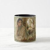 Arabischer Innenhof-Jasmin-Ästhetik-Design Tasse (Zentrum)