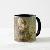 Arabischer Innenhof-Jasmin-Ästhetik-Design Tasse (VorderseiteRechts)