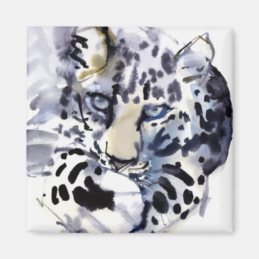 Arabischer Leopard 2008 2 Magnet (Vorne)