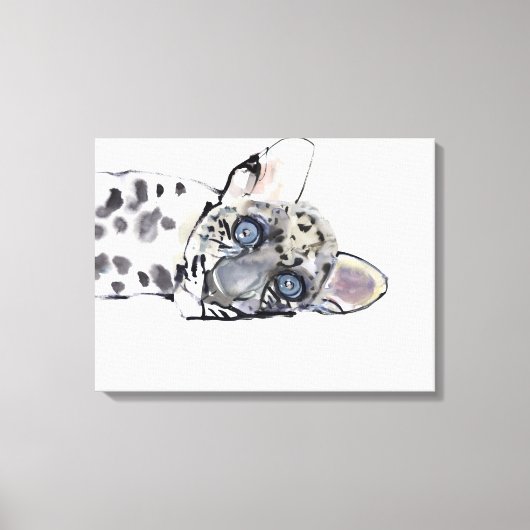 Arabischer Leopard 2008 3 Leinwanddruck (Vorderseite)