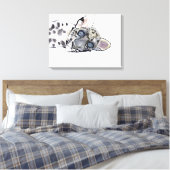 Arabischer Leopard 2008 3 Leinwanddruck (Insitu (Schlafzimmer))