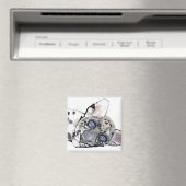 Arabischer Leopard 2008 3 Magnet (In Situ (Geschirrspüler))