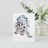 Arabischer Leopard 2008 5 Postkarte (Stehend Vorderseite)