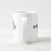 Arabischer Leopard 2008 6 Jumbo-Tasse (Rückseite)