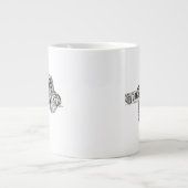 Arabischer Leopard 2008 6 Jumbo-Tasse (Vorderseite)