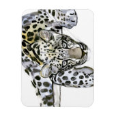 Arabischer Leopard 2008 6 Magnet (Vertikal)