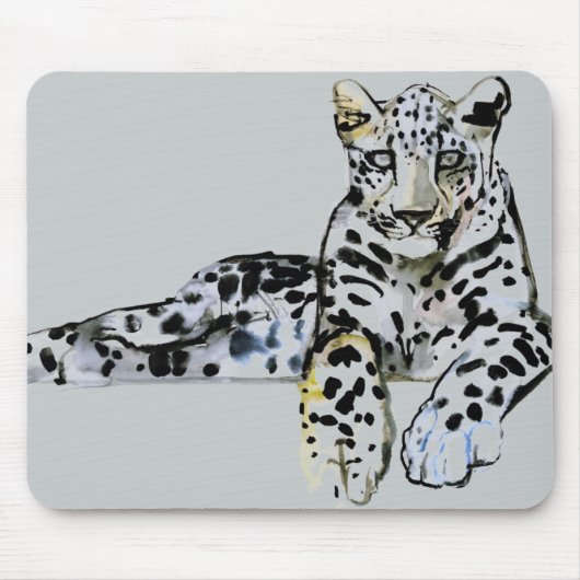 Arabischer Leopard 2008 7 Mousepad (Vorne)