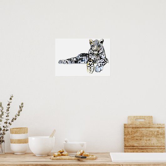 Arabischer Leopard 2008 7 Poster (Küche)
