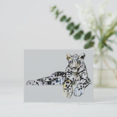 Arabischer Leopard 2008 7 Postkarte (Stehend Vorderseite)