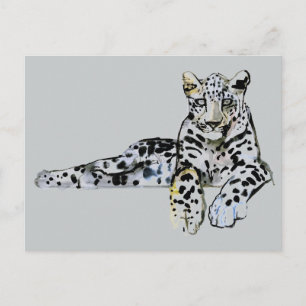 Arabischer Leopard 2008 7 Postkarte