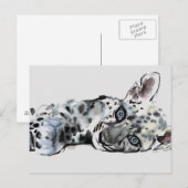 Arabischer Leopard Cub 2008 Postkarte (Vorne/Hinten)