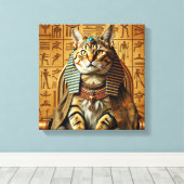 ARABISCHER MAU-PHARAOH 4 LEINWANDDRUCK (Insitu (Holzboden))