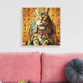 ARABISCHER MAU-PHARAOH 4 LEINWANDDRUCK (Insitu (Wohnzimmer))