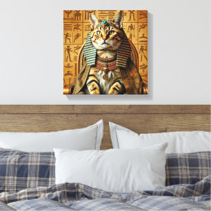 ARABISCHER MAU-PHARAOH 4 LEINWANDDRUCK