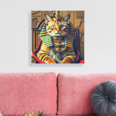 ARABISCHER MAU-PHARAOH LEINWANDDRUCK (Insitu (Wohnzimmer))