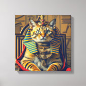 ARABISCHER MAU-PHARAOH LEINWANDDRUCK (Vorderseite)