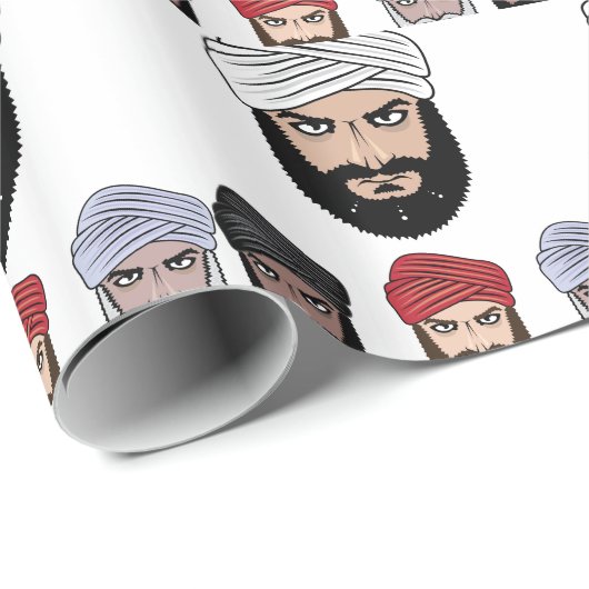 Arabischer moslemischer Vektor Geschenkpapier (Rolleneckpunkt)