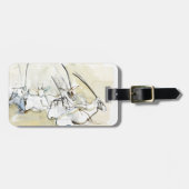 Arabischer Oryx 2010 2 Gepäckanhänger (Vorderseite horizontal)