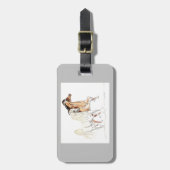 Arabischer PferdeGepäckanhänger Gepäckanhänger (Vorderseite vertikal)