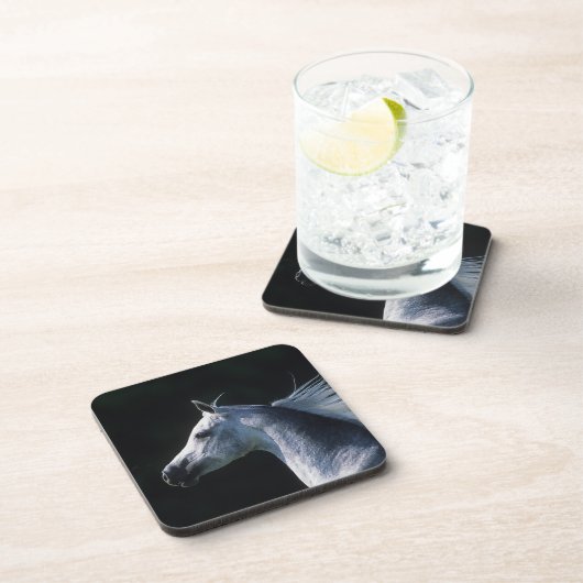 Arabischer PferdeHeadshot 2 Untersetzer (Rechte Seite)