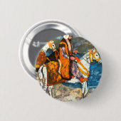 Arabischer Reiter Button (Vorne & Hinten)