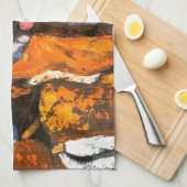 Arabischer Reiter Geschirrtuch (Viertel Falte)