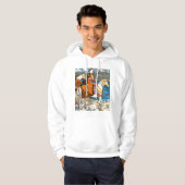 Arabischer Reiter Hoodie (Vorne ganz)